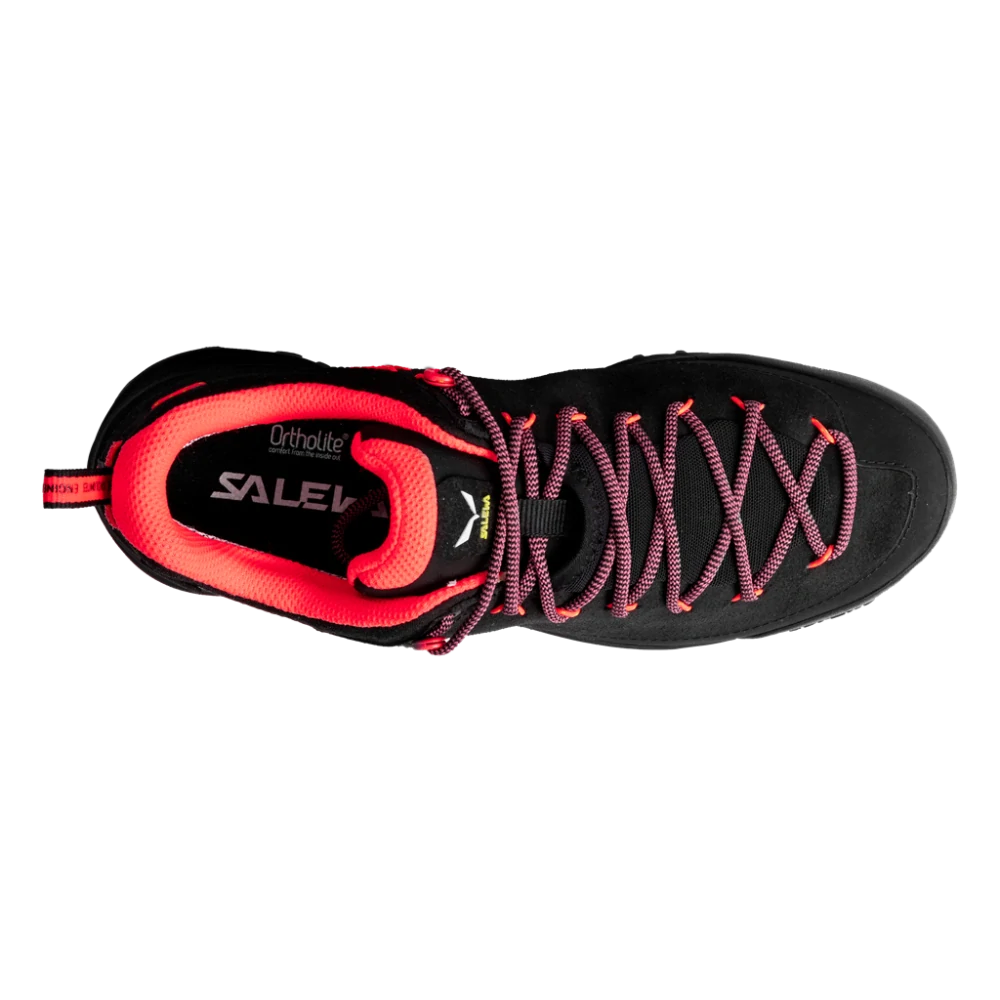 Boty Salewa Wildfire Leather GTX dámské Black/Fluo Coral