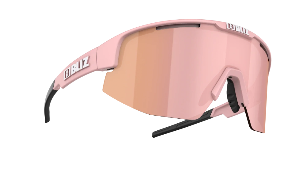 Sluneční brýle Bliz Matrix Small 52107-49 Powder Pink Frame Brown with Rose Multi Lens Cat.3