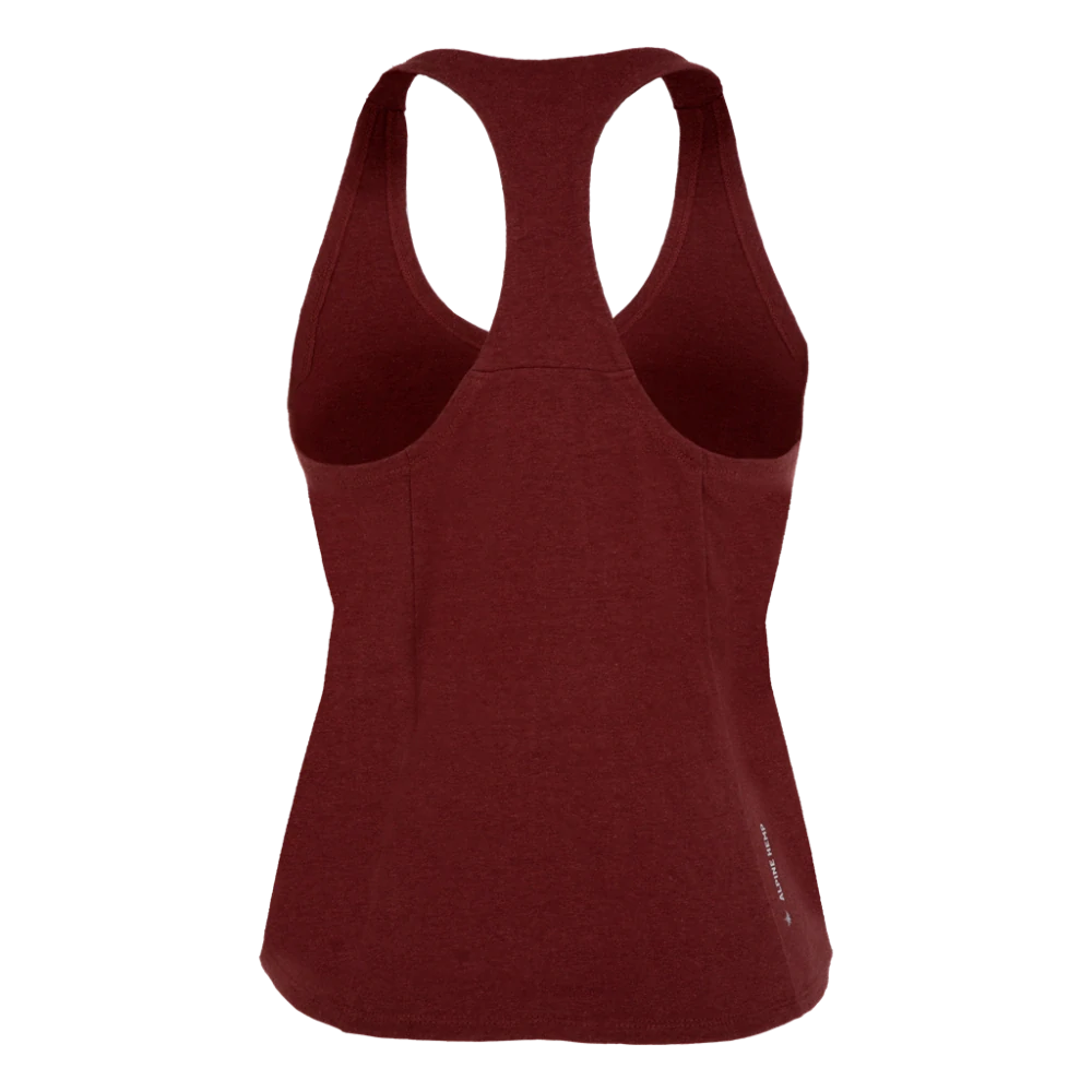 Dámské triko Salewa LAVAREDO HEMP TANK TOP Syrah
