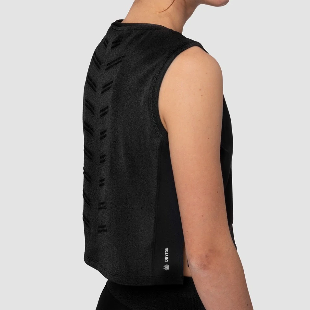 Dámské triko Salewa PEDROC DRY R HYBRID TANK TOP Black Out