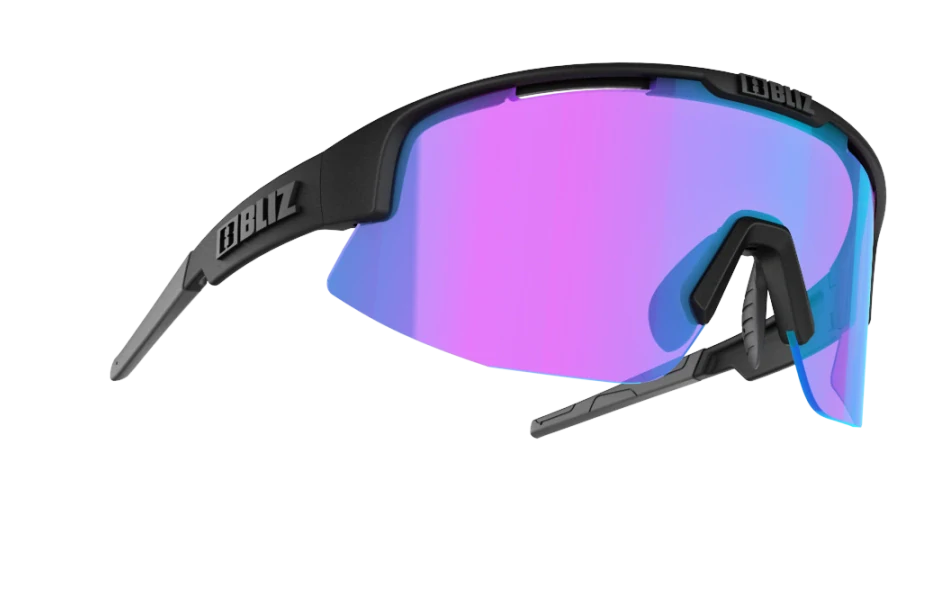Sluneční brýle Bliz Matrix 52104-14N Matt Black Frame Nanooptics / Nordic Light Begonia with Blue Multi Lens Cat.2