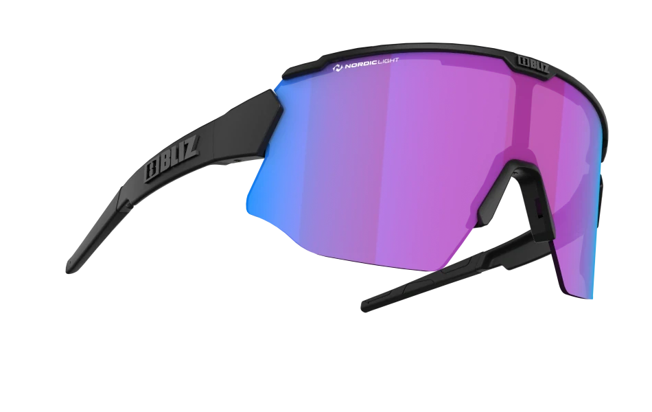 Sluneční brýle Bliz Breeze 52102-14N Matt Black Frame NanoOptics Nordic Light Begonia - Violet with Blue Multi Lens Cat.2