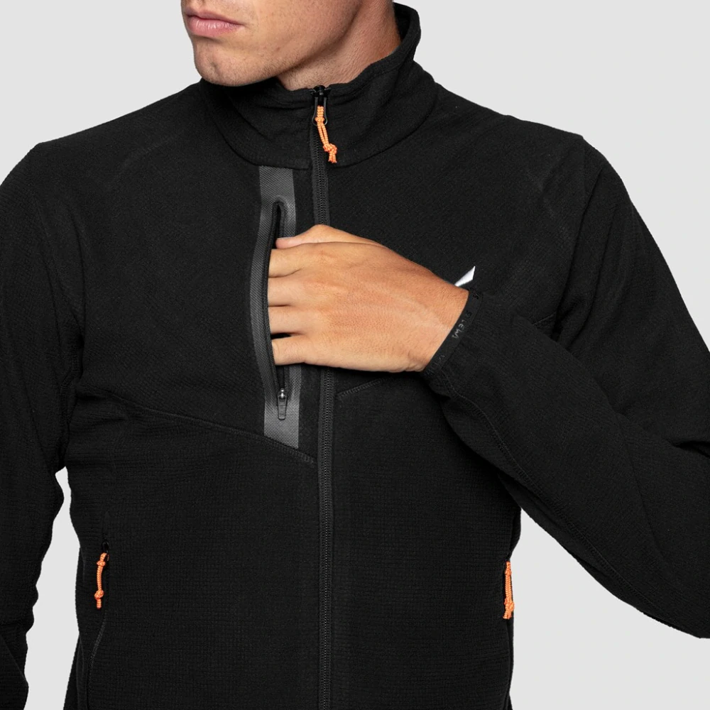 Pánská mikina Salewa PAGANELLA PL FLEECE Black Out