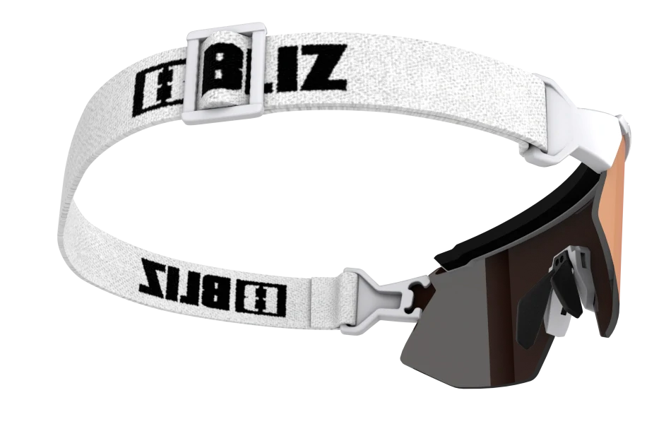 Sluneční brýle Bliz Breeze P52102-04 Matt White Frame Brown with Rose Multi Lens Cat.3 + Clear Lens Cat.0