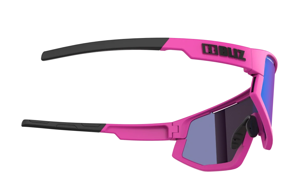 Sluneční brýle Bliz Fusion 52105-44N Pink Frame NanoOptics / Nordic Light Begonia with Blue Multi Lens Cat.2