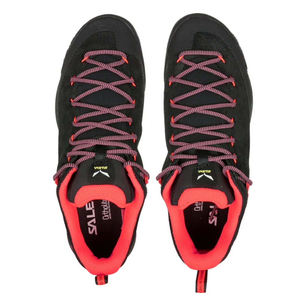 Boty Salewa Wildfire Leather dámské Black/Fluo Coral