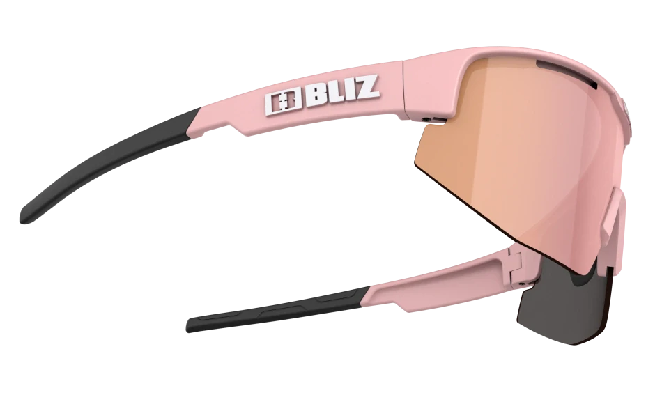 Sluneční brýle Bliz Matrix Small 52107-49 Powder Pink Frame Brown with Rose Multi Lens Cat.3