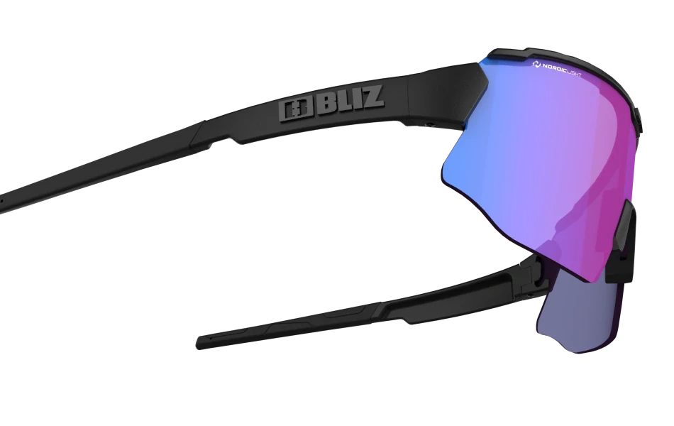 Sluneční brýle Bliz Breeze 52102-14N Matt Black Frame NanoOptics Nordic Light Begonia - Violet with Blue Multi Lens Cat.2