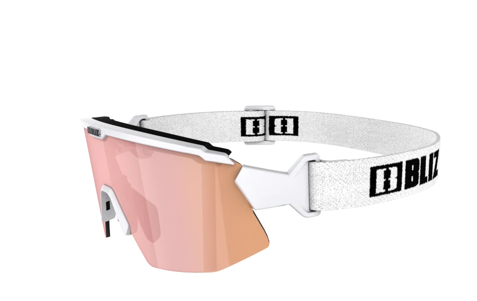 Sluneční brýle Bliz Breeze P52102-04 Matt White Frame Brown with Rose Multi Lens Cat.3 + Clear Lens Cat.0