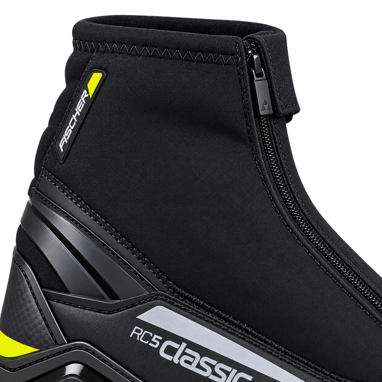 Boty na běžky Fischer RC5 Classic – Black/Yellow, EU 45