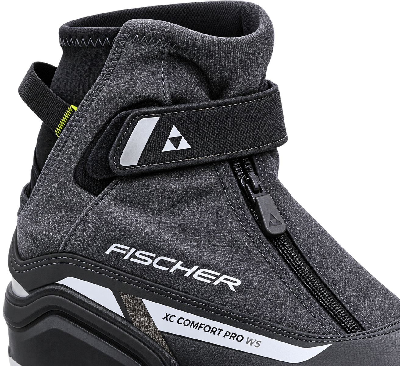Dámské boty na běžky Fischer XC Comfort Pro WS – Black/Grey, EU 41